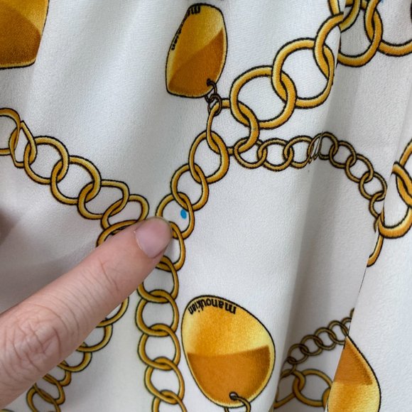 BCBG - Gold Combo, Tank Top Cut Out, Hi Lo Maxi Dress, Size Small - Picture 8 of 13